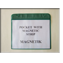 pocket with magnetic strip